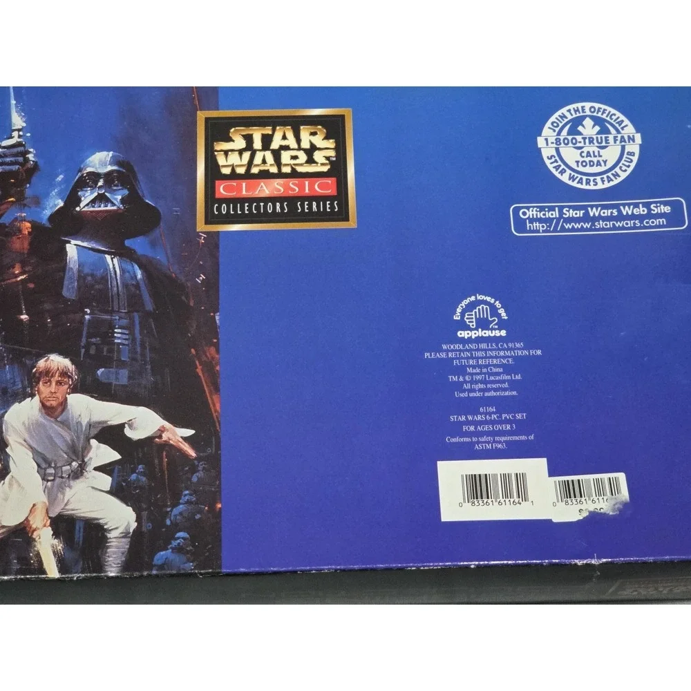 Vtg 1997 BLOCKBUSTER EXCLUSIVE Star Wars Figurine Collection‎ Applause Toys Ltd